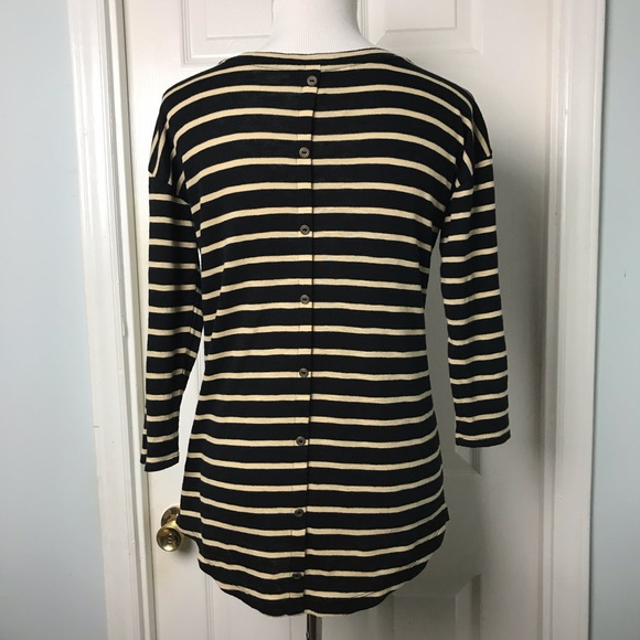 Nine Four One Stripped Top. Size S - Picture 3 of 7